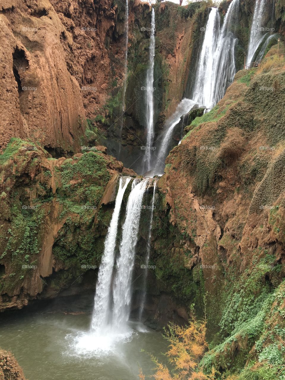 Waterfalls in ouzoud Morocco 