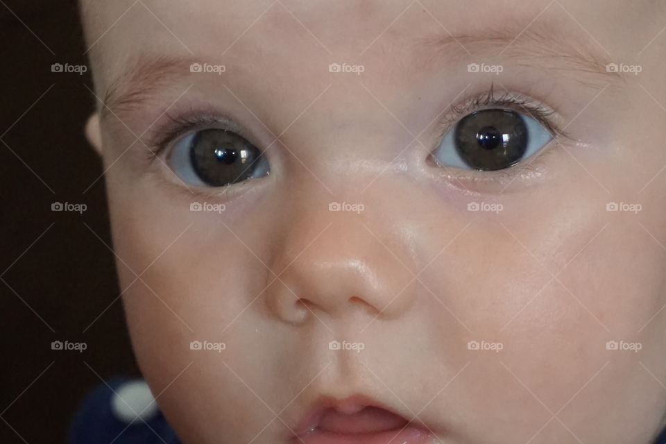 Close-up of a baby face