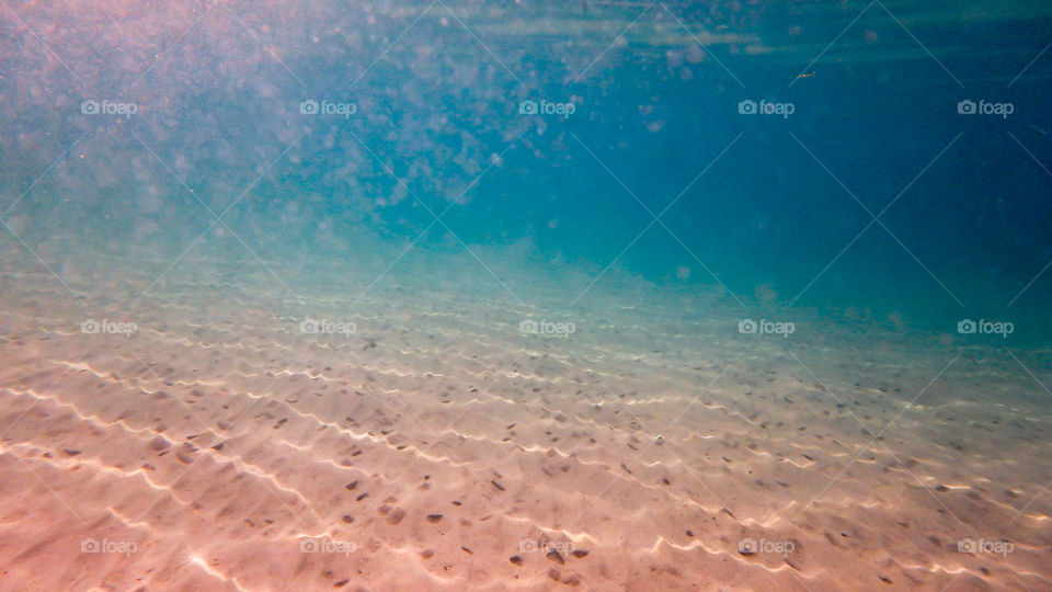 Underwater View of sand