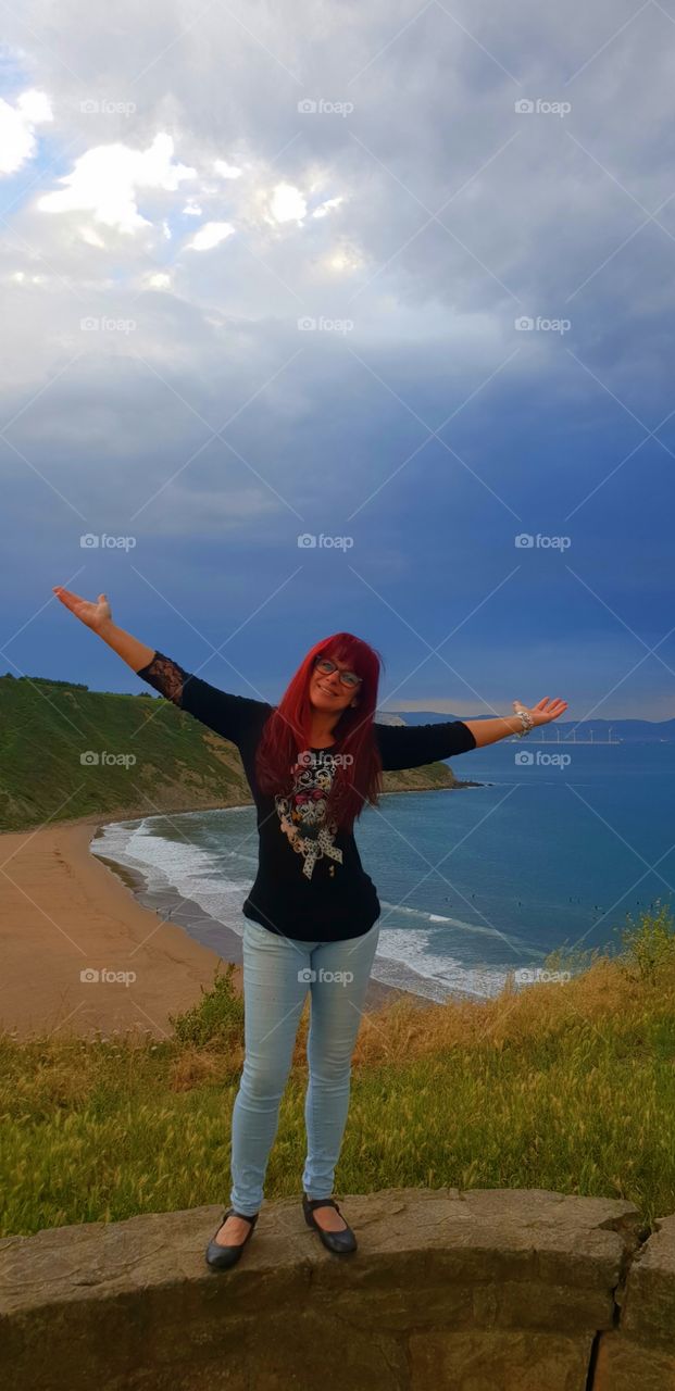 una tarde en la playa la salvaje Sopelana España