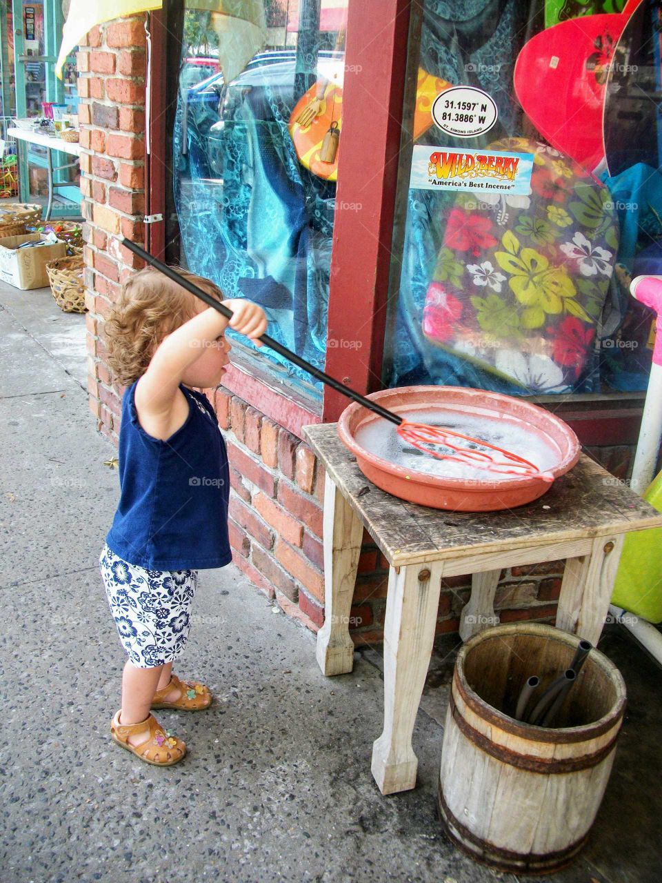 Playing with bubbles