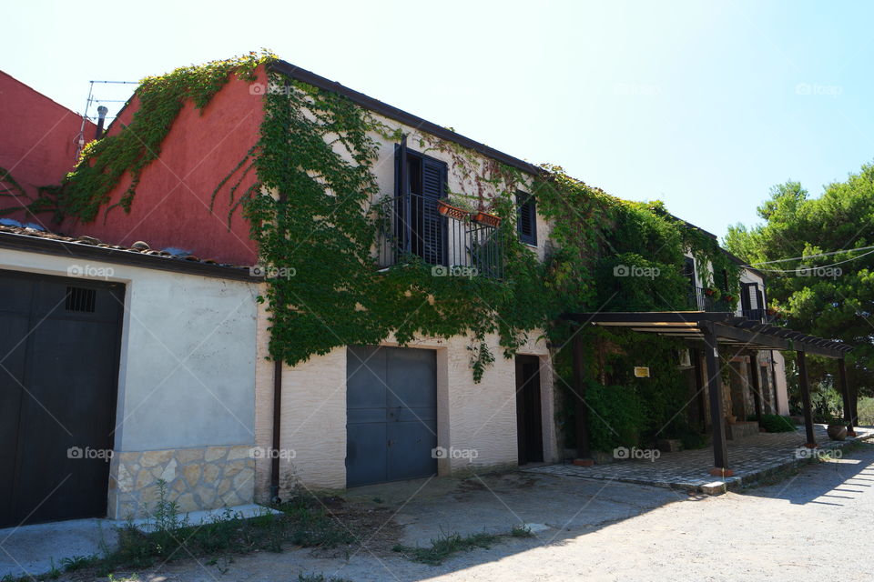 house in the countryside