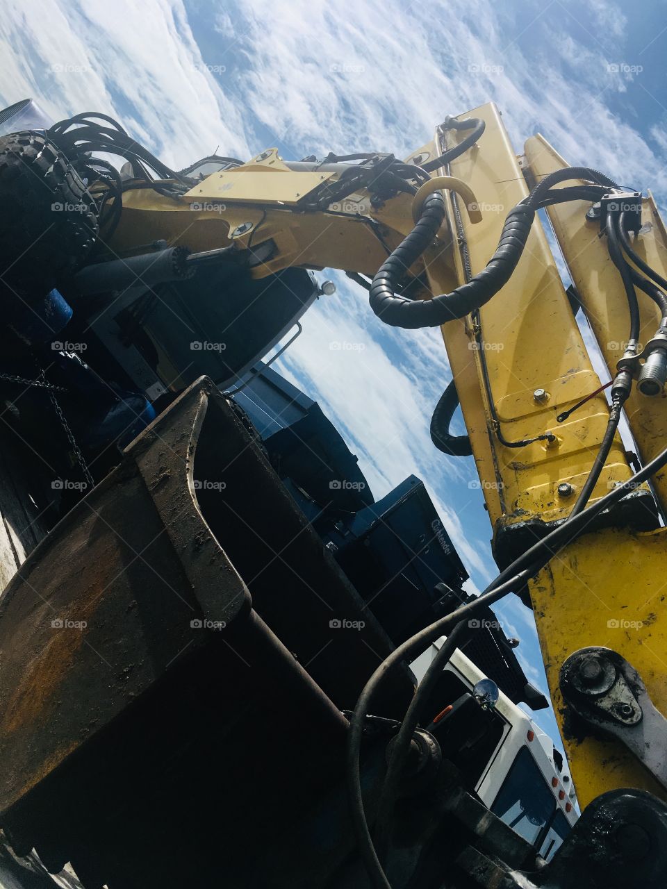 Construction equipment in color 