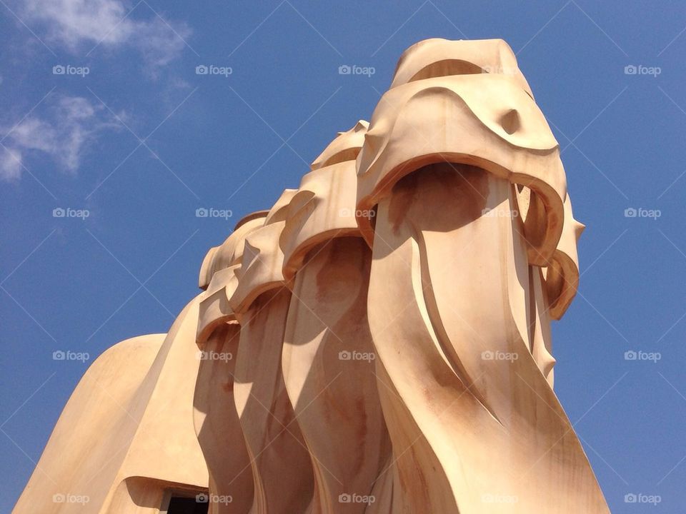Gaudi chimneys