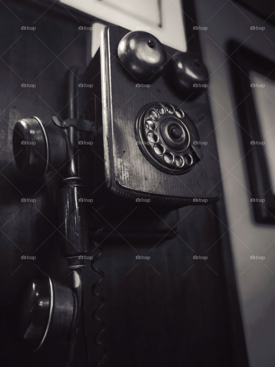 telephone,black And white,retro