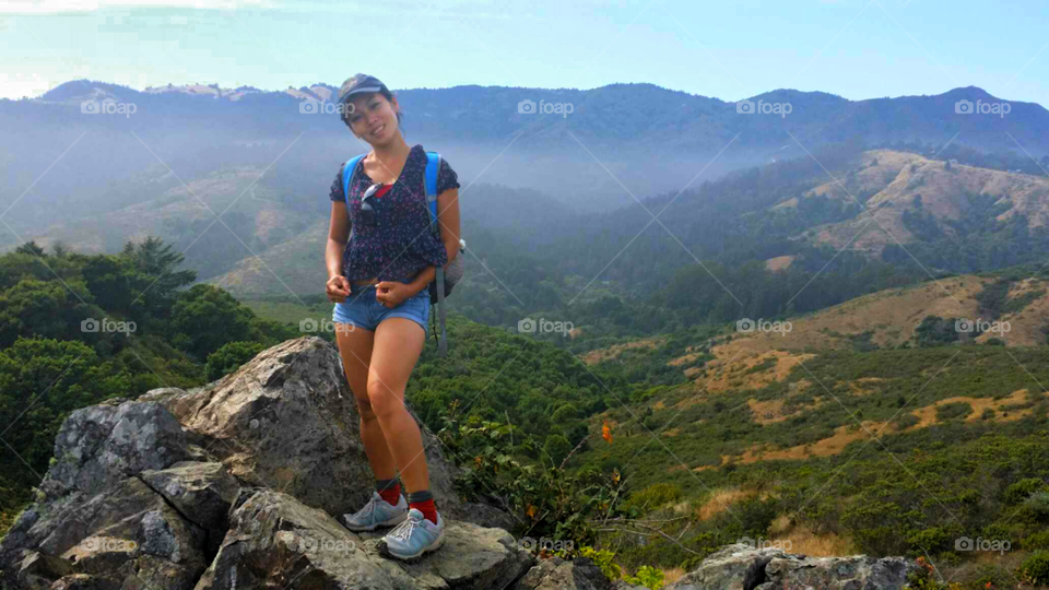 hiking woman