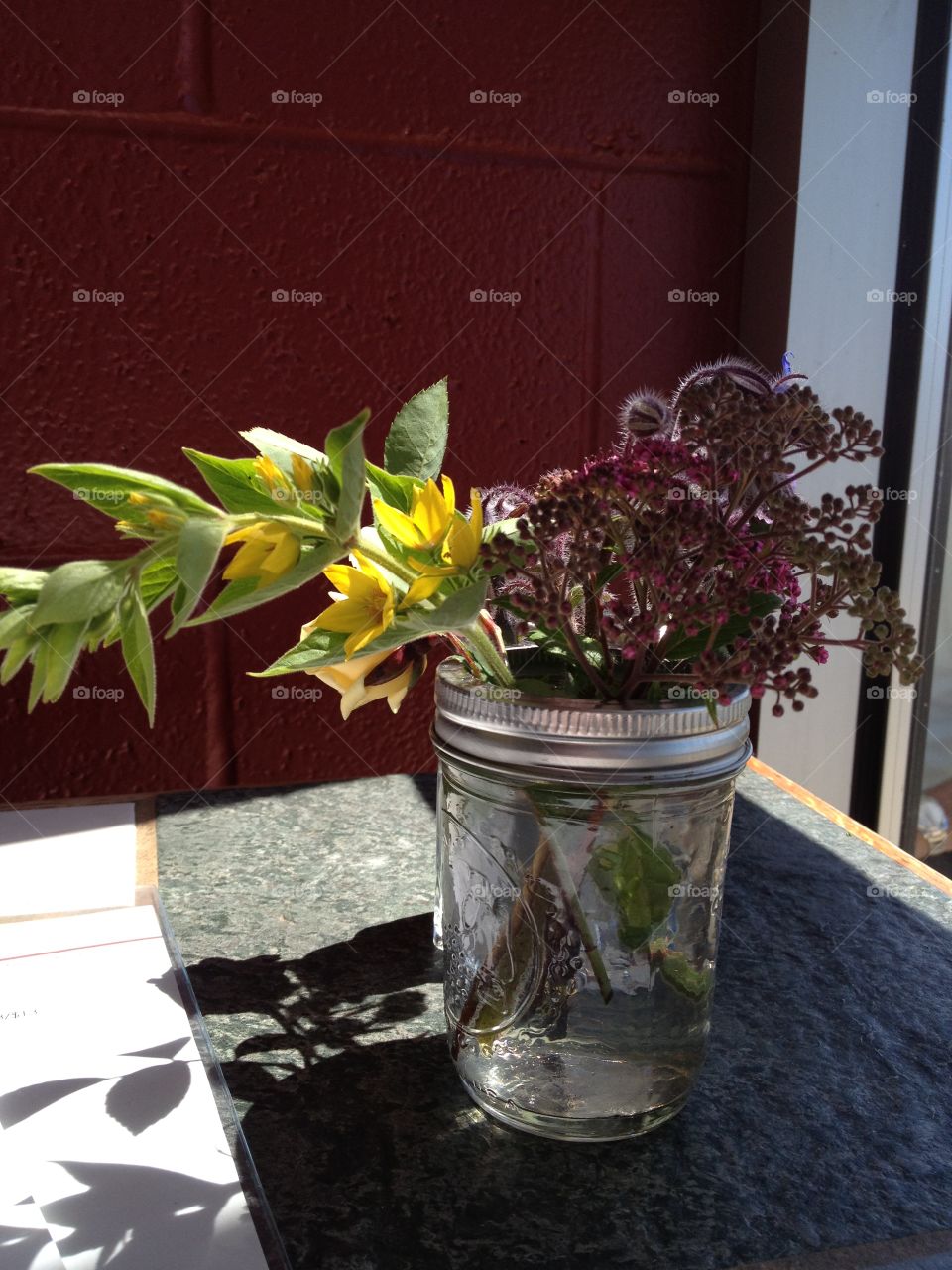 Center piece at a local restaurant in Newport, OR.