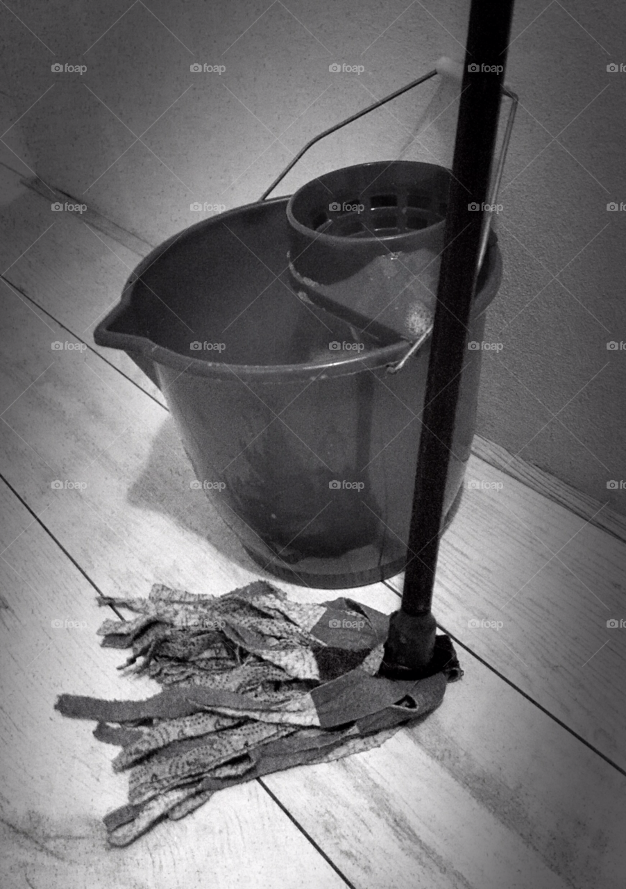 floor clean bucket cleaning by KathOnEarth