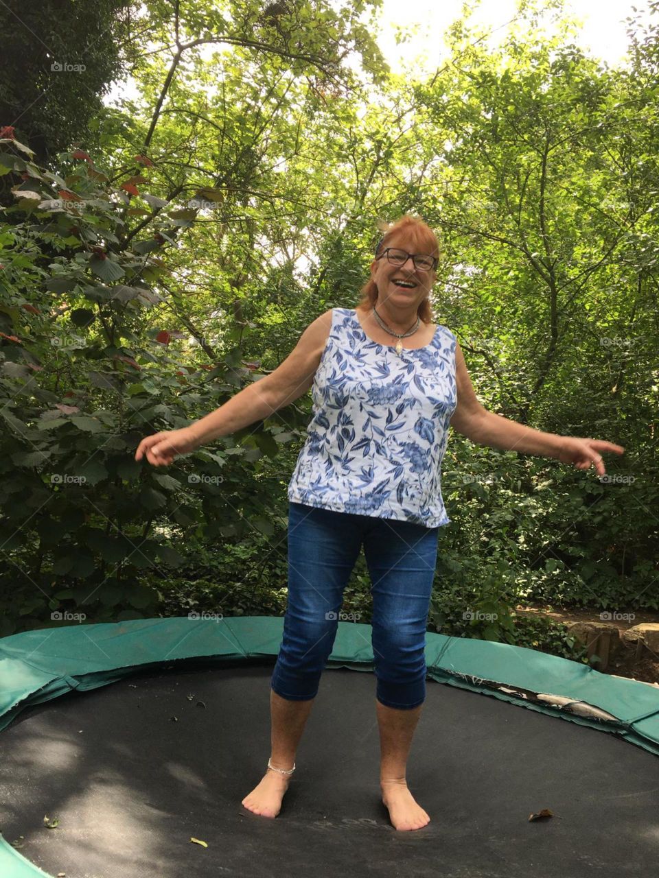 jumping trampoline