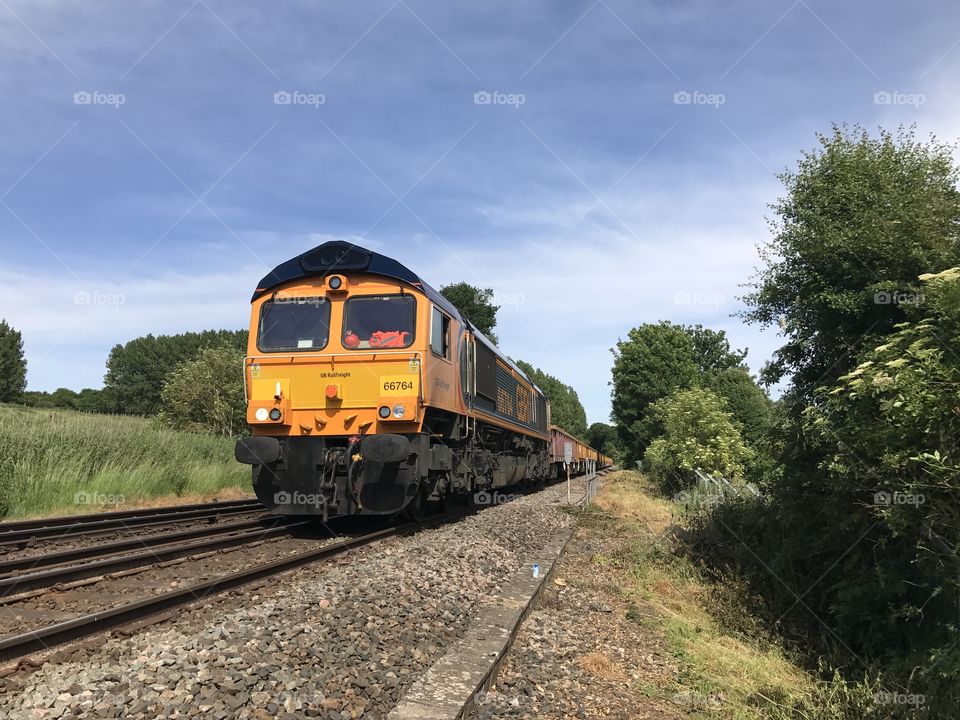 Freight Locomotive & Train - UK Railway Loco