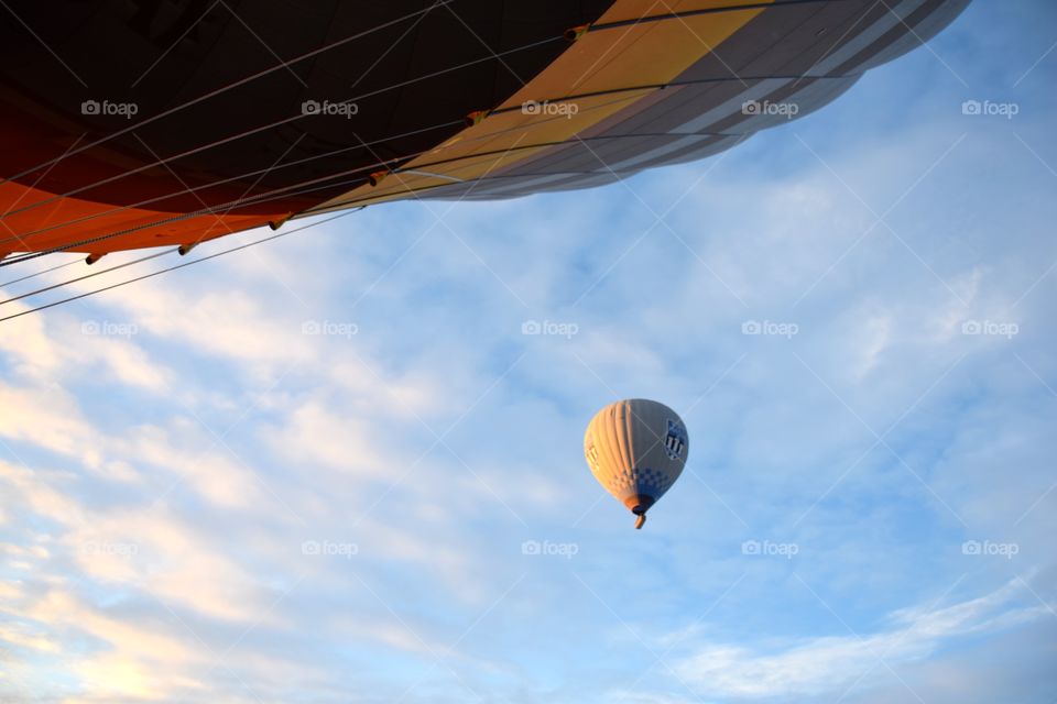 Hot Air Balloon flight at sun rise, cappadocia