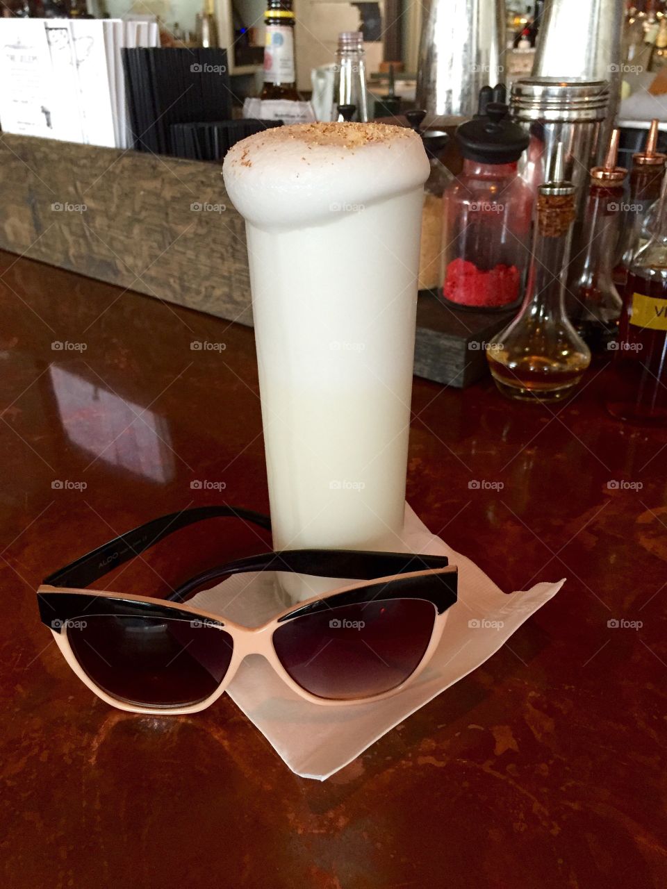 Milk Punch. Happy Hour Summer Ending Blues