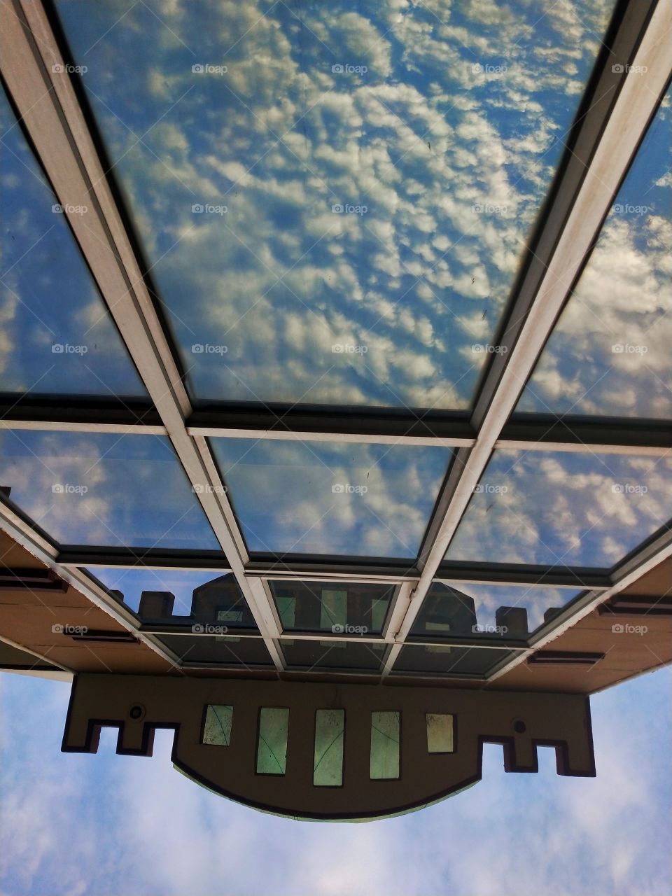 Beautiful window view showing the arrival of monsoon in my country India.🤩☁️