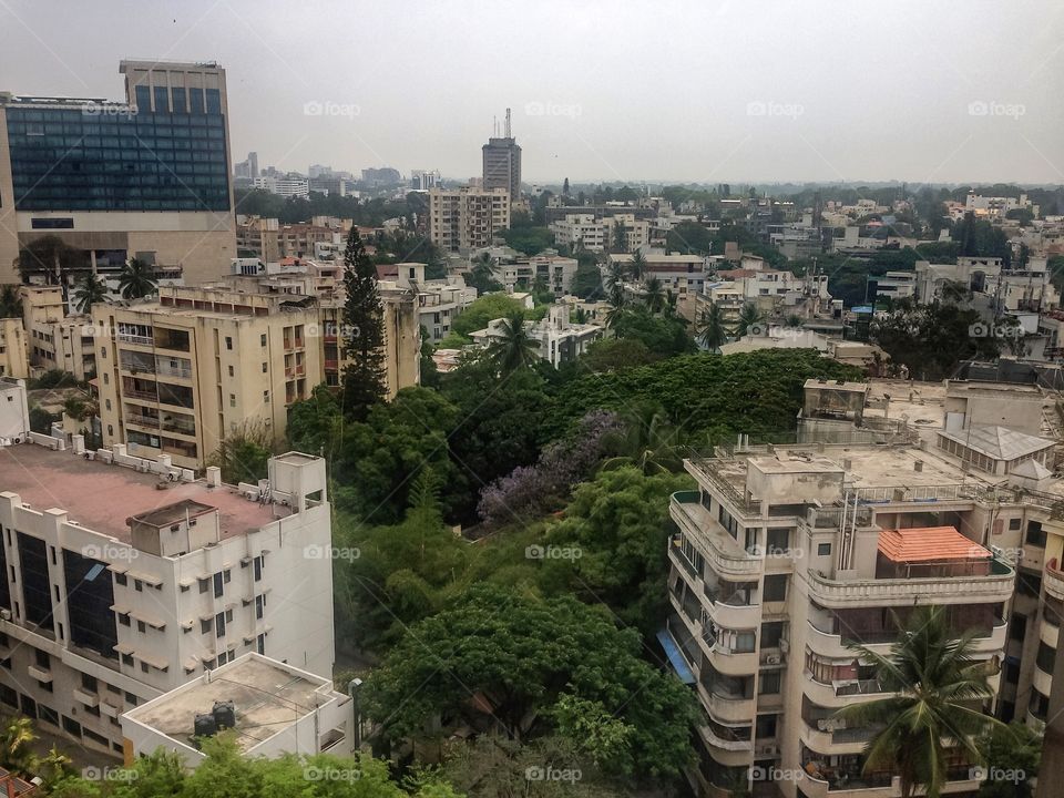 View of Bangalore city