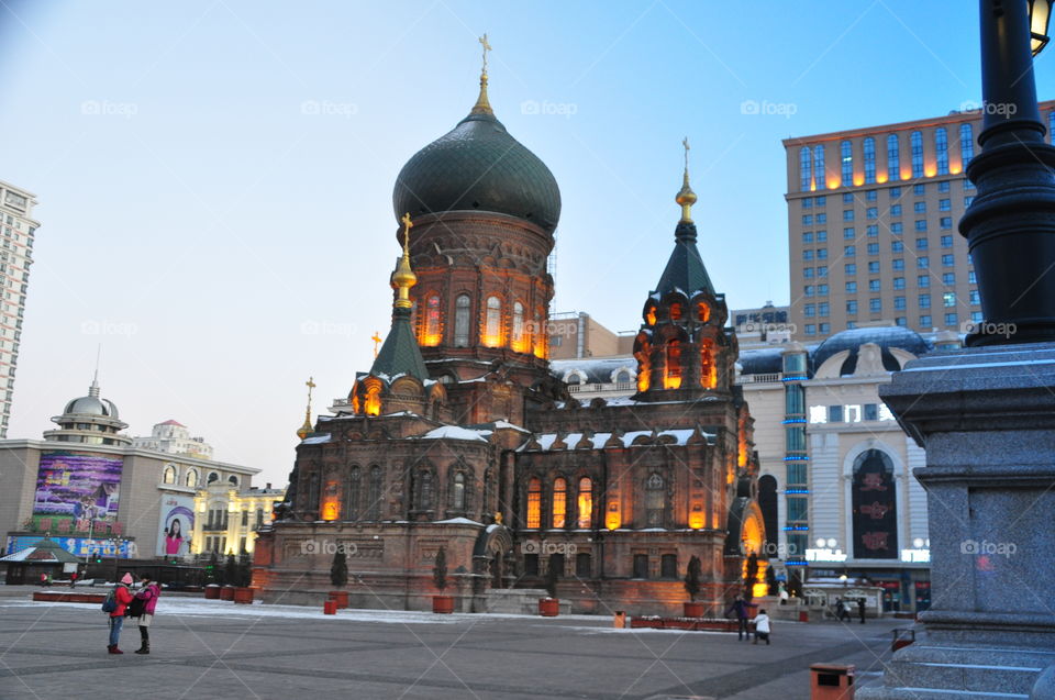 Russia Orthodox Church, Harbin, China.