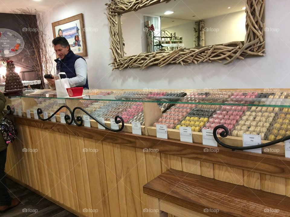 Macaron Shop in Annecy, France.