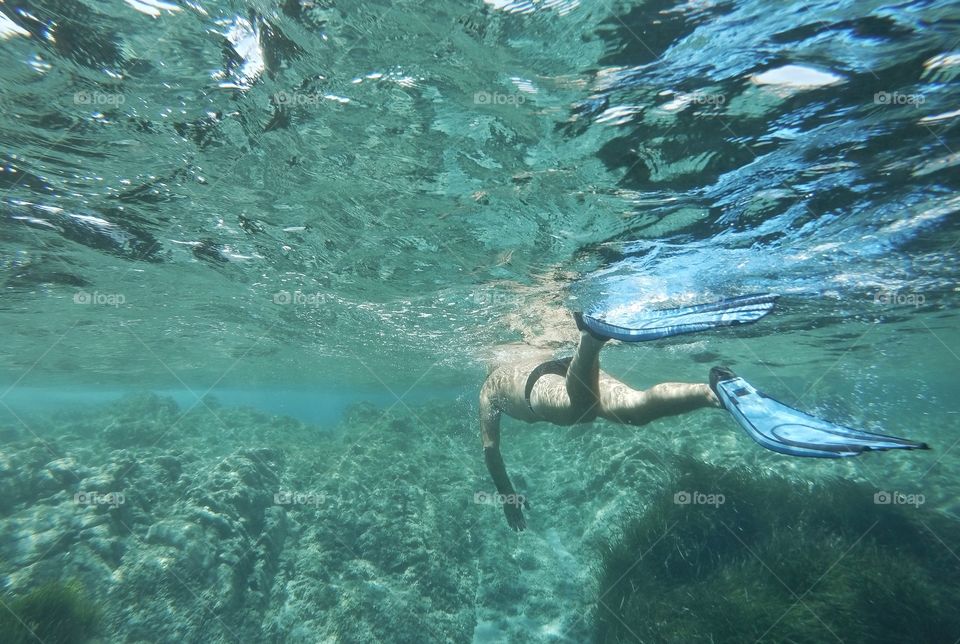 summer activity, snorkeling