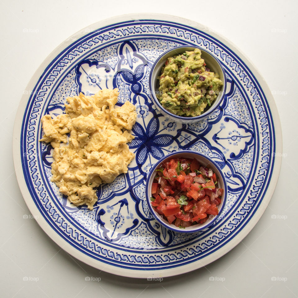 Mexican scrambled eggs 