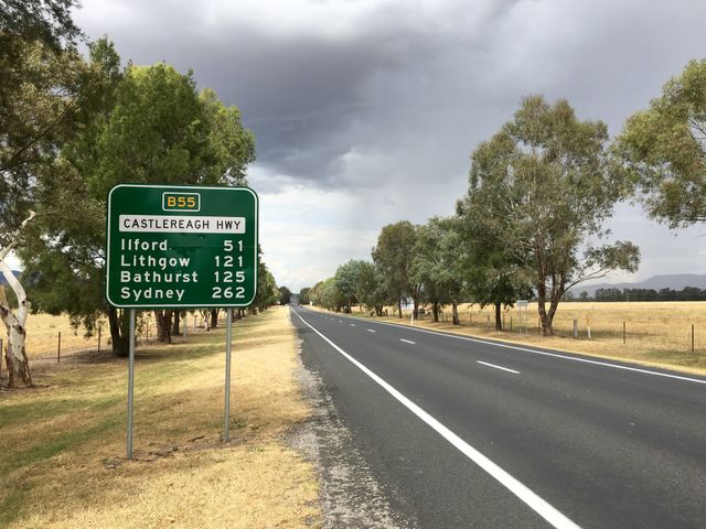 Driving into the Storm from Mudgee to Sydney, Australia 