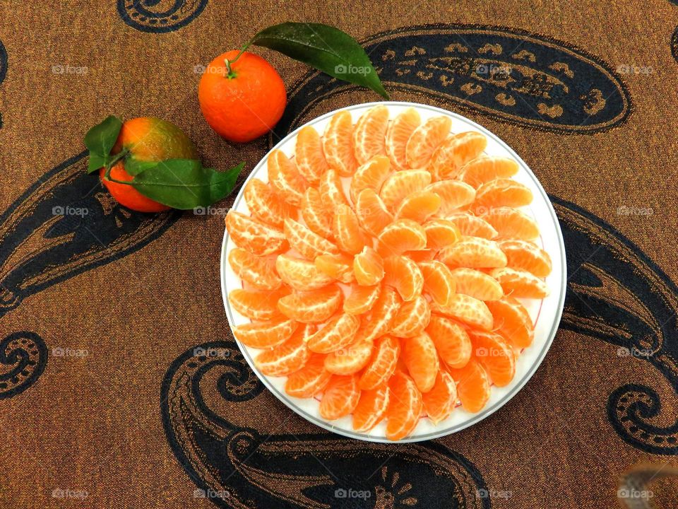 tangerine pattern