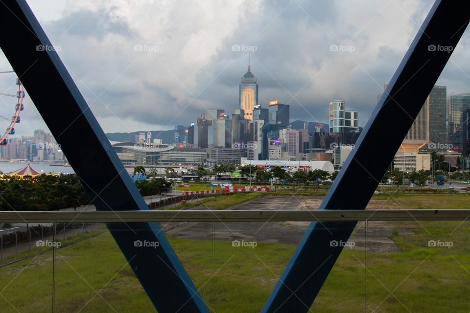 Triangle shape, Hong Kong 