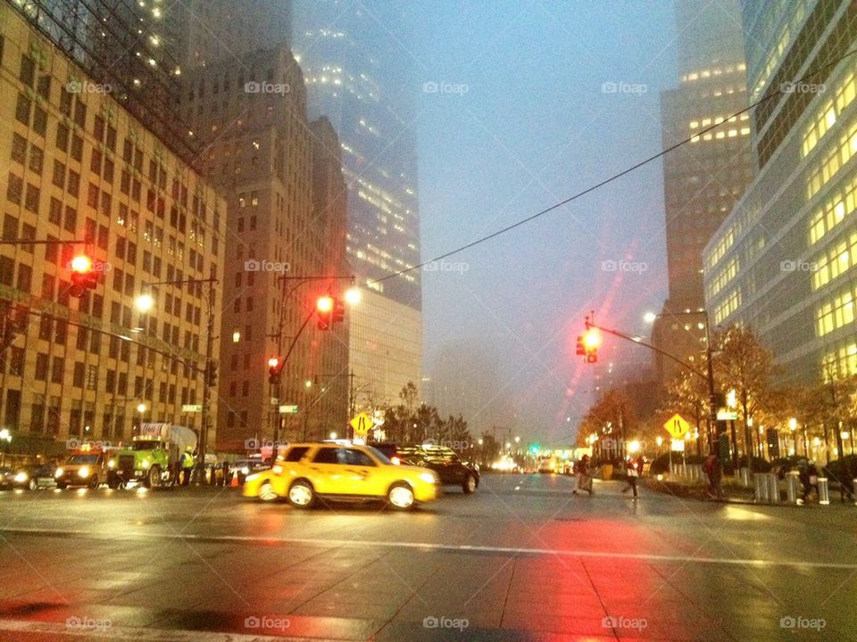 Foggy Morning in Manhattan 