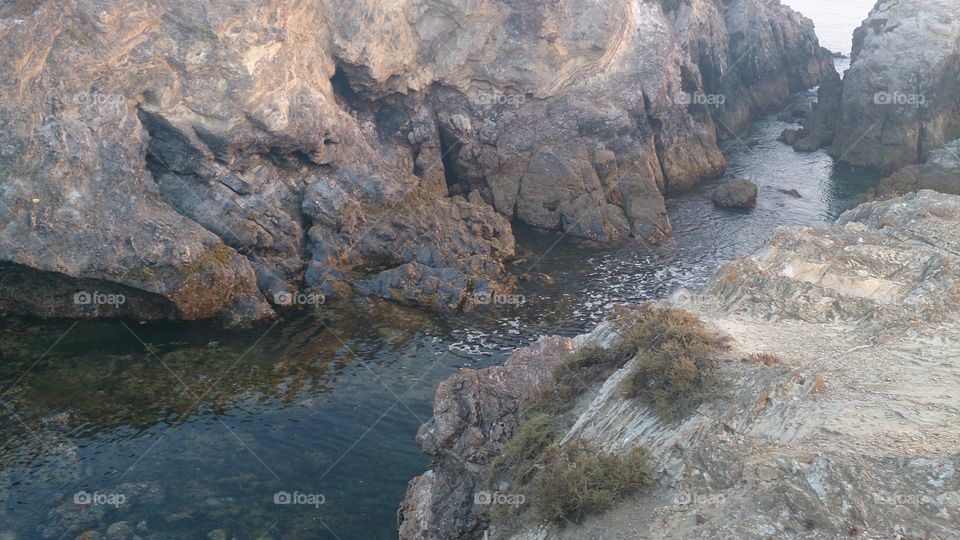 nice rocks. good view