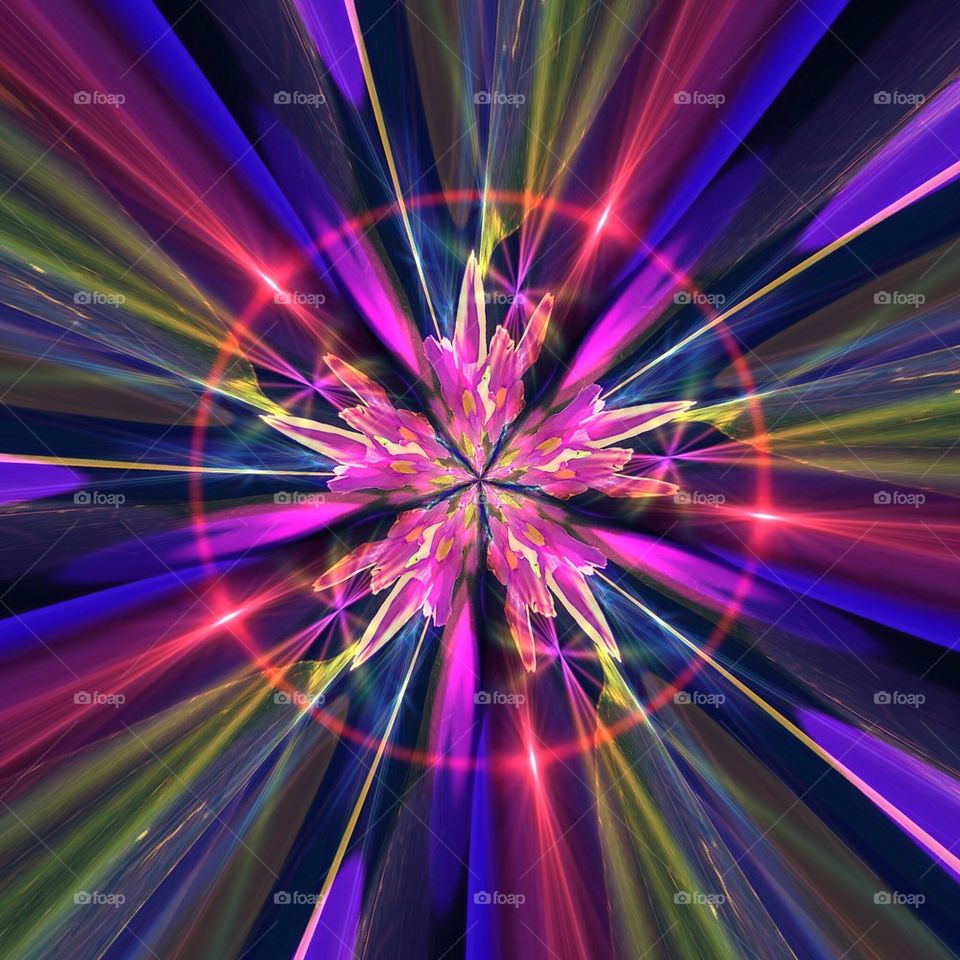 Psychedelic pinwheel    