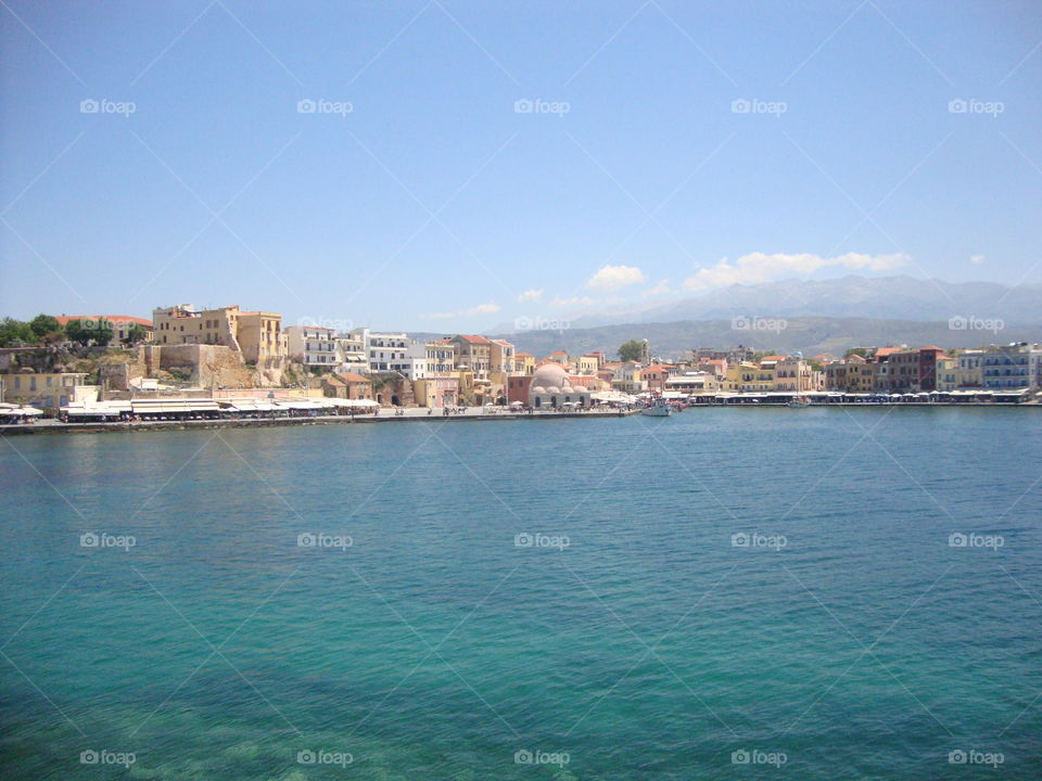 impressive. old port, chania, crete, greece