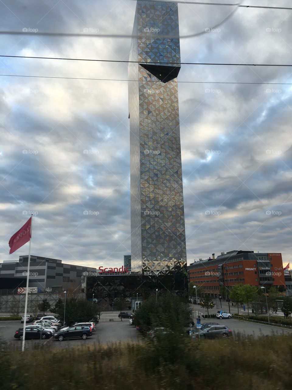Sweden buildings sky clouds 