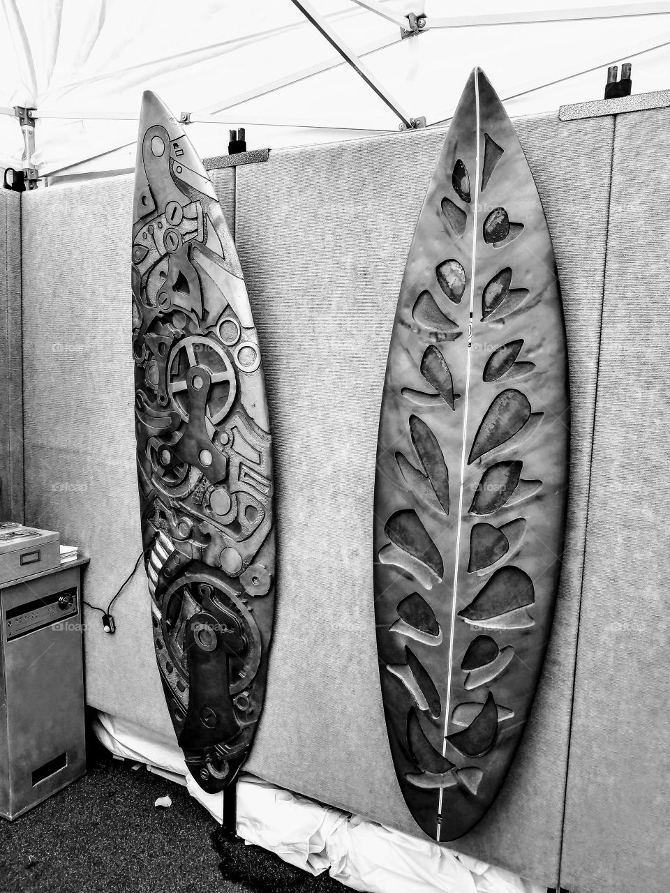 Black and White Fine Art Surfboards