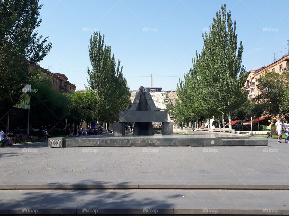 Sight of Armenia.Cascade