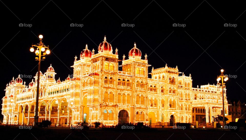 Maharaja palace in Mysore
