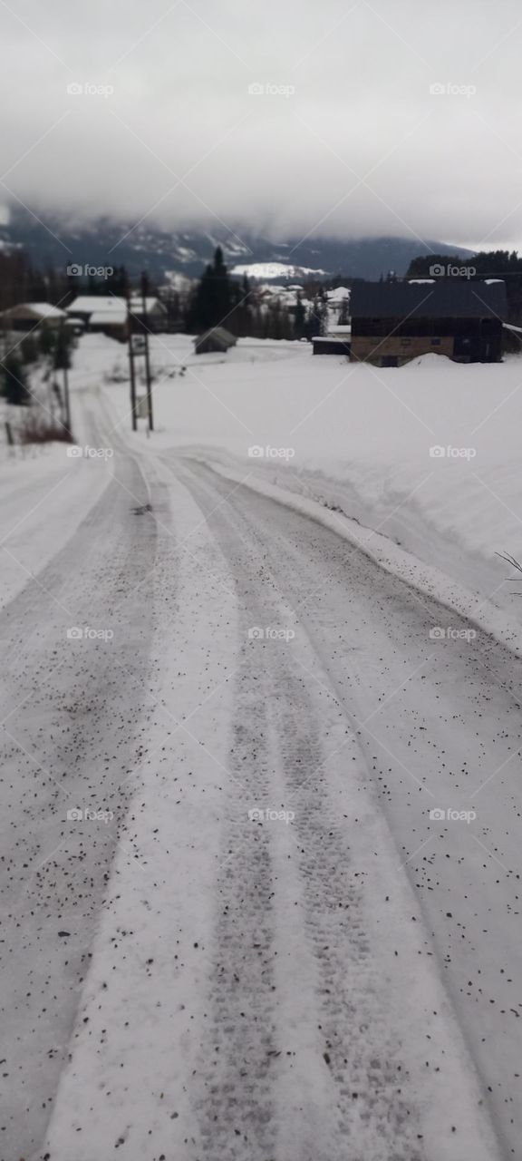 Iceroad in Ringebu/Norway