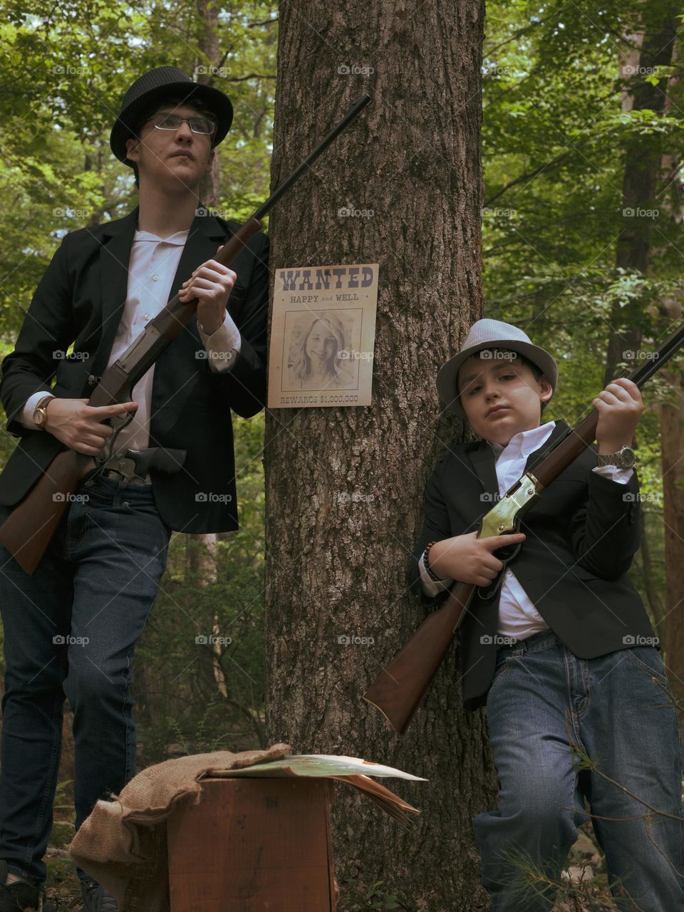 Wanted: Retro style photo of Grandsons looking for Grandma