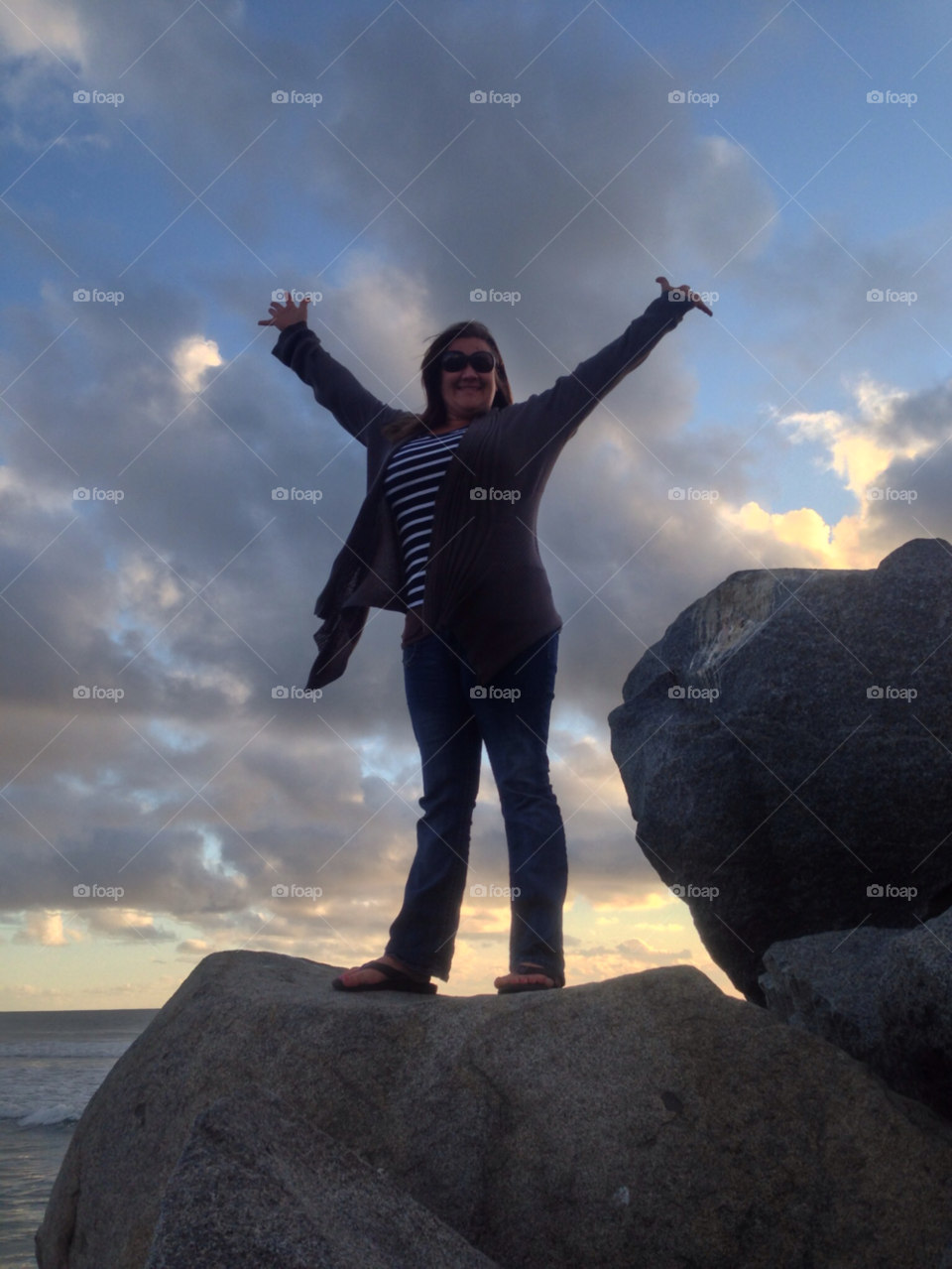 coronado california beach happy rocks by KeriA