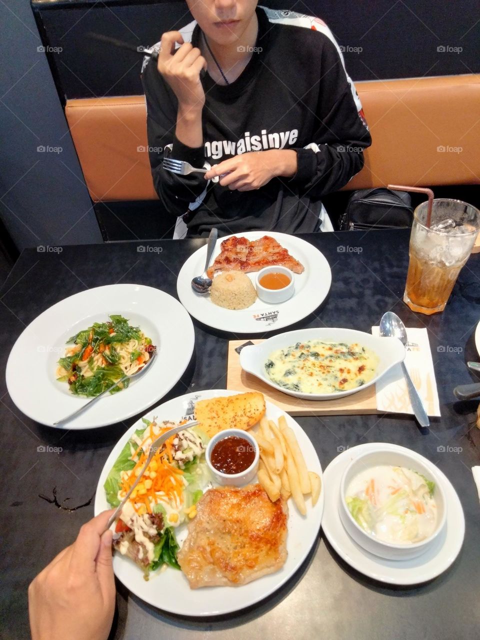 It's not often that I eat so much food.