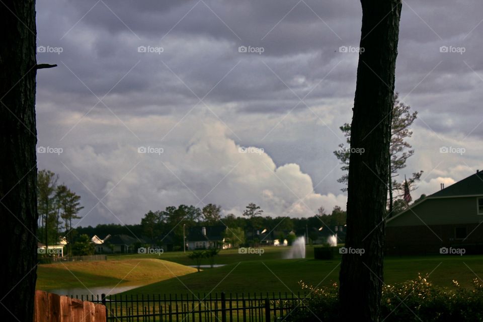 Summer pop up storms.