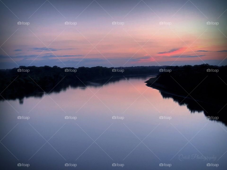 Missouri River Sunset 