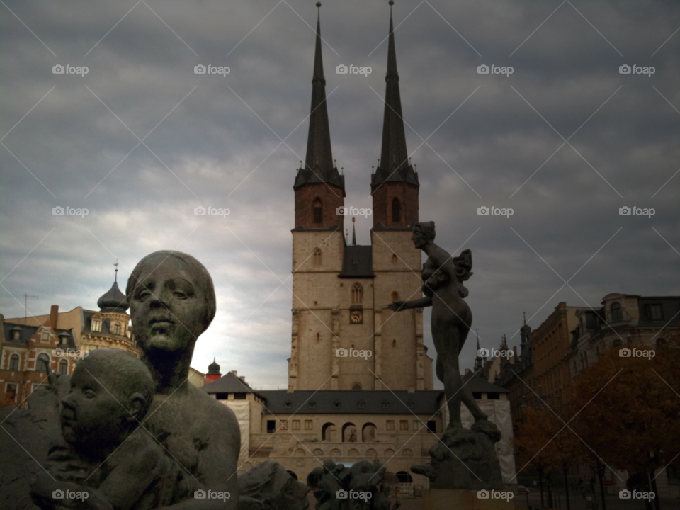 germany cathedral halle frederick handel by gbp