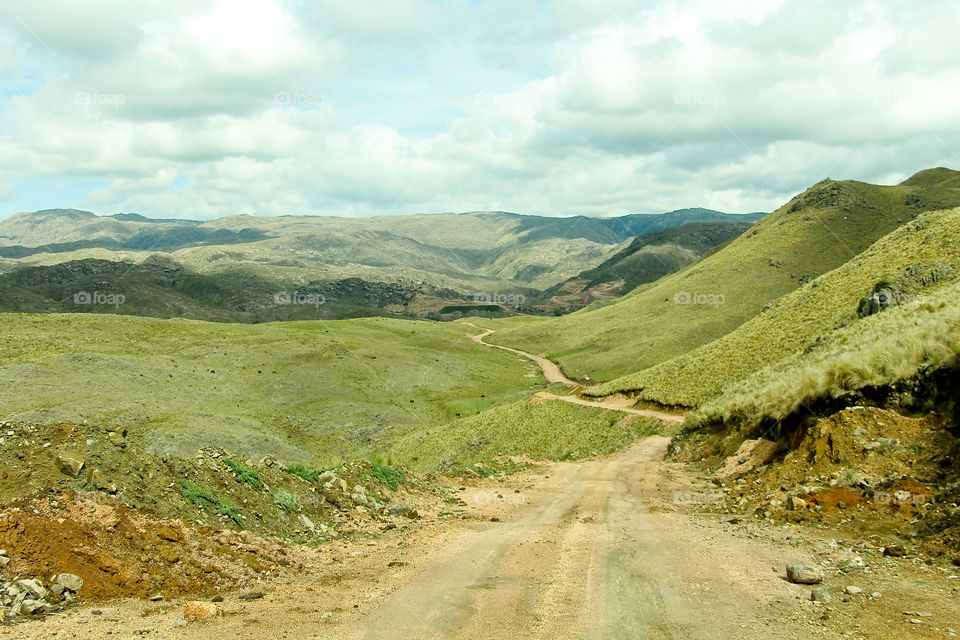 mountains road