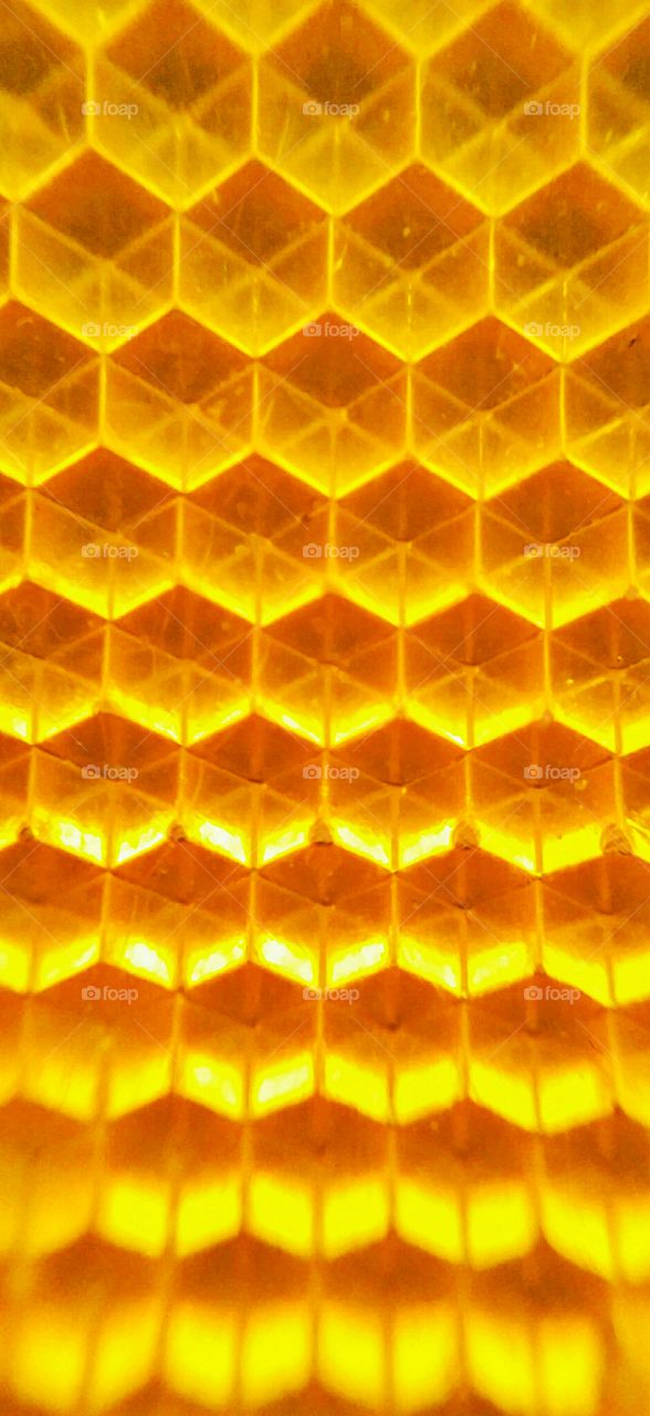 Full frame background of hexagon pattern
