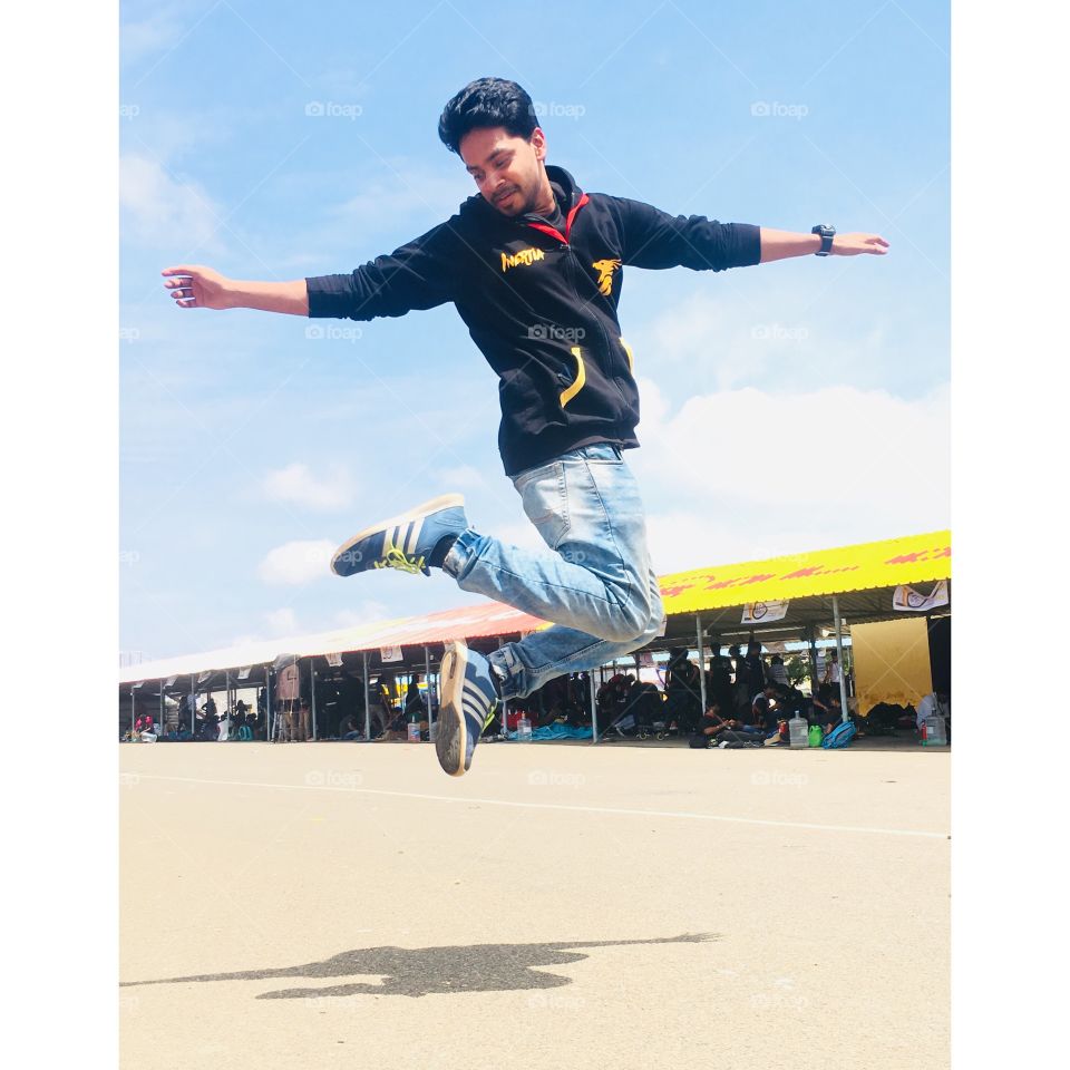 Jump high till you reach the sky...