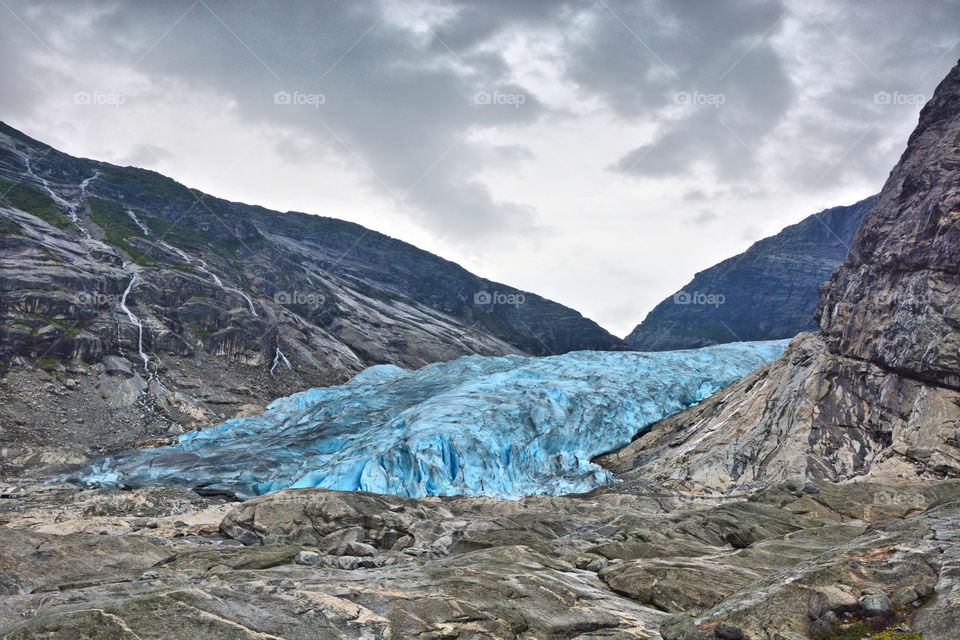 Part of Northern Europe's largest glacier, Jostedalsbreen