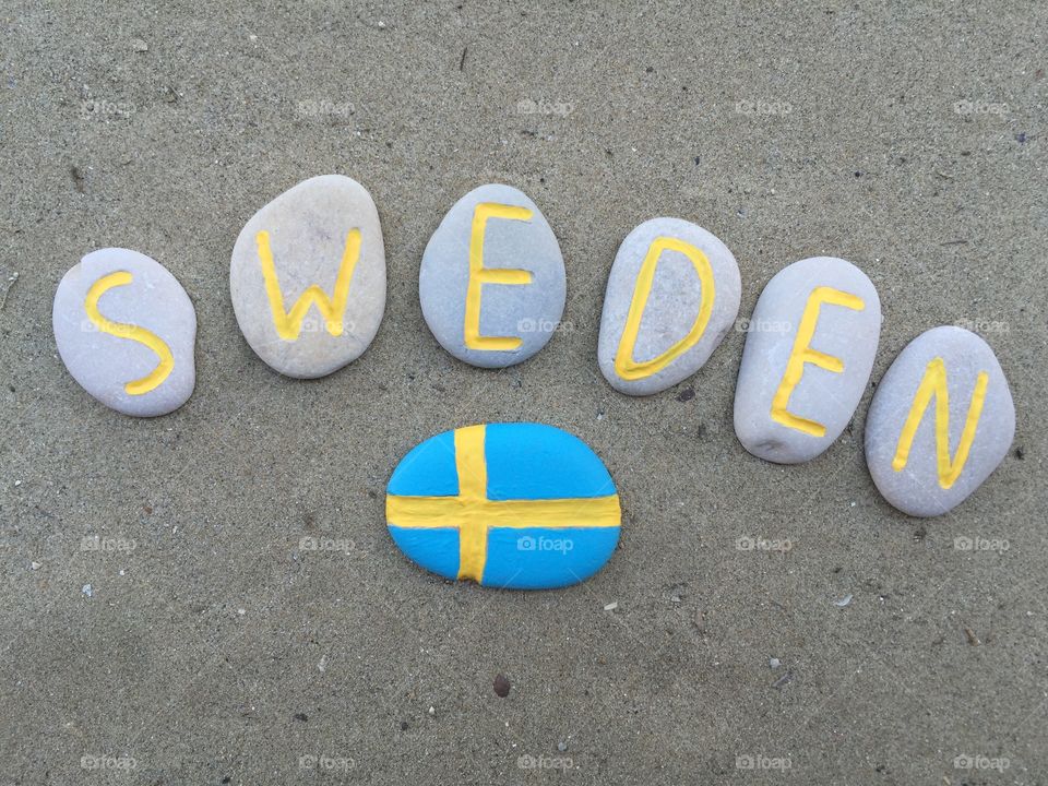 Sweden on carved stones