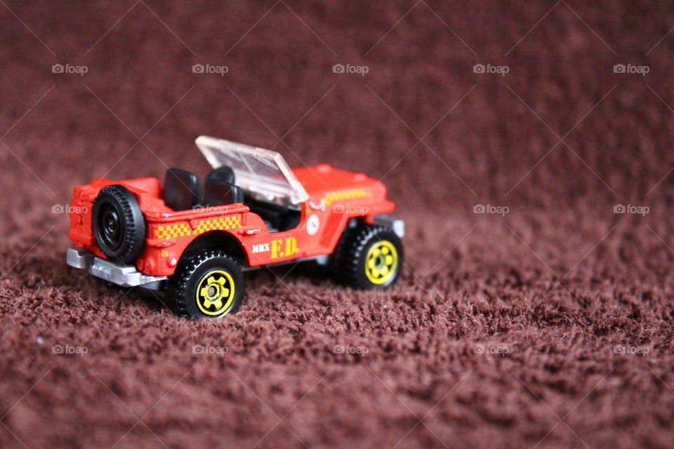 miniature Jeep toy