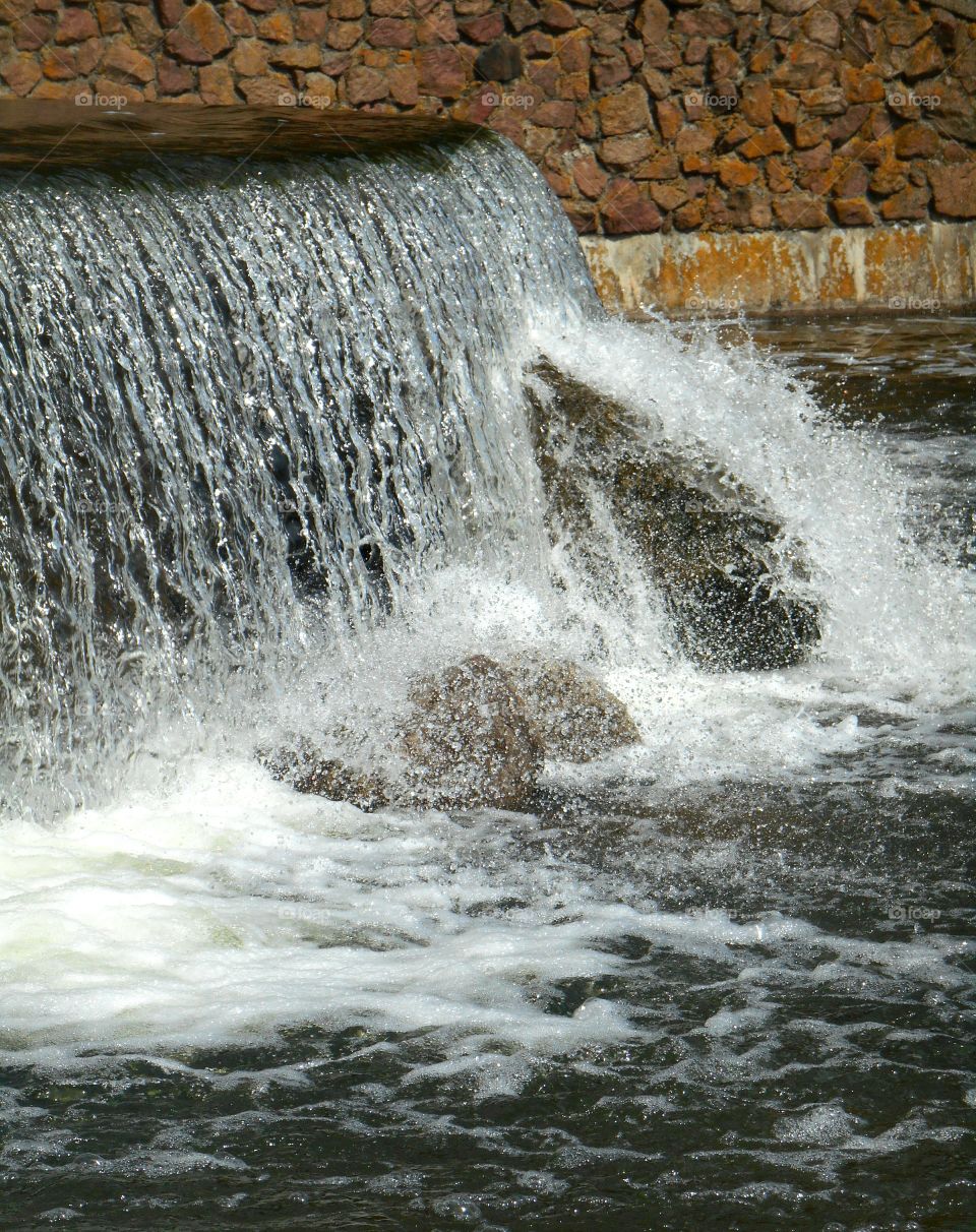 Water, Waterfall, Flow, Nature, Wet