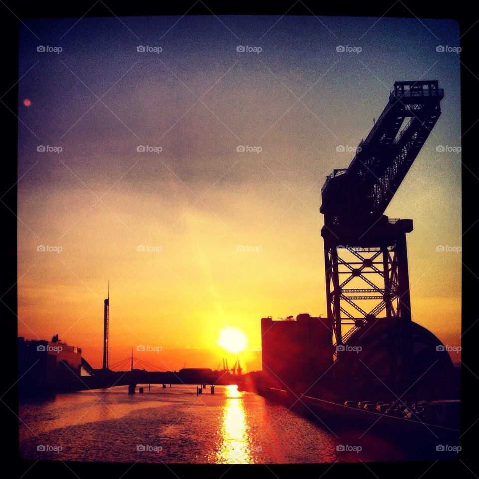 Glasgow Sunset