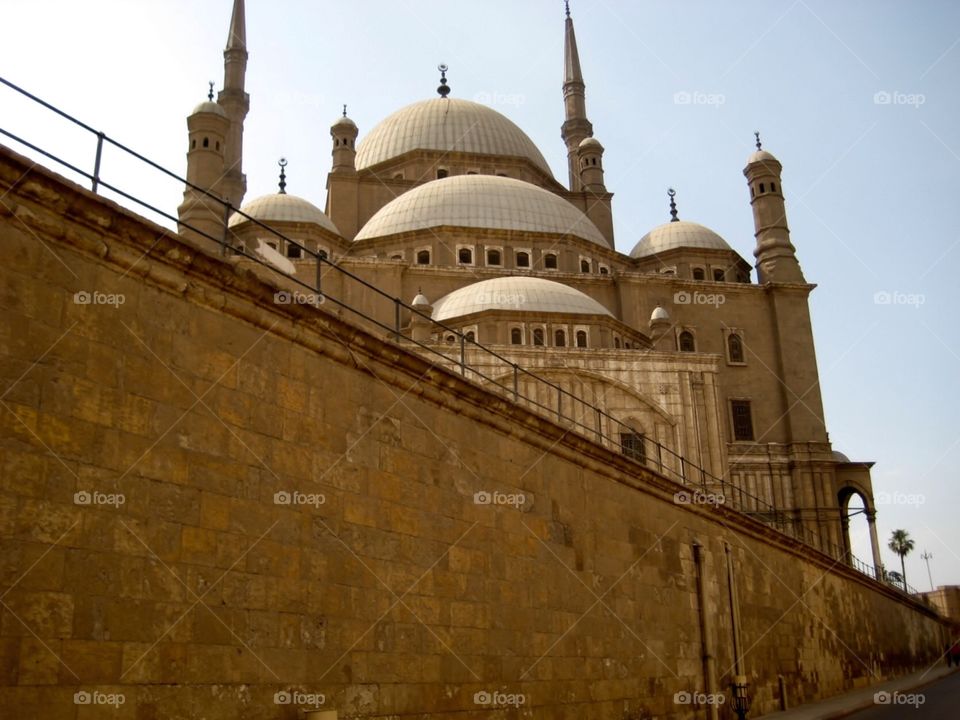 Cairo Egypt. The Mosque of Muhammad Ali at the Citadel
