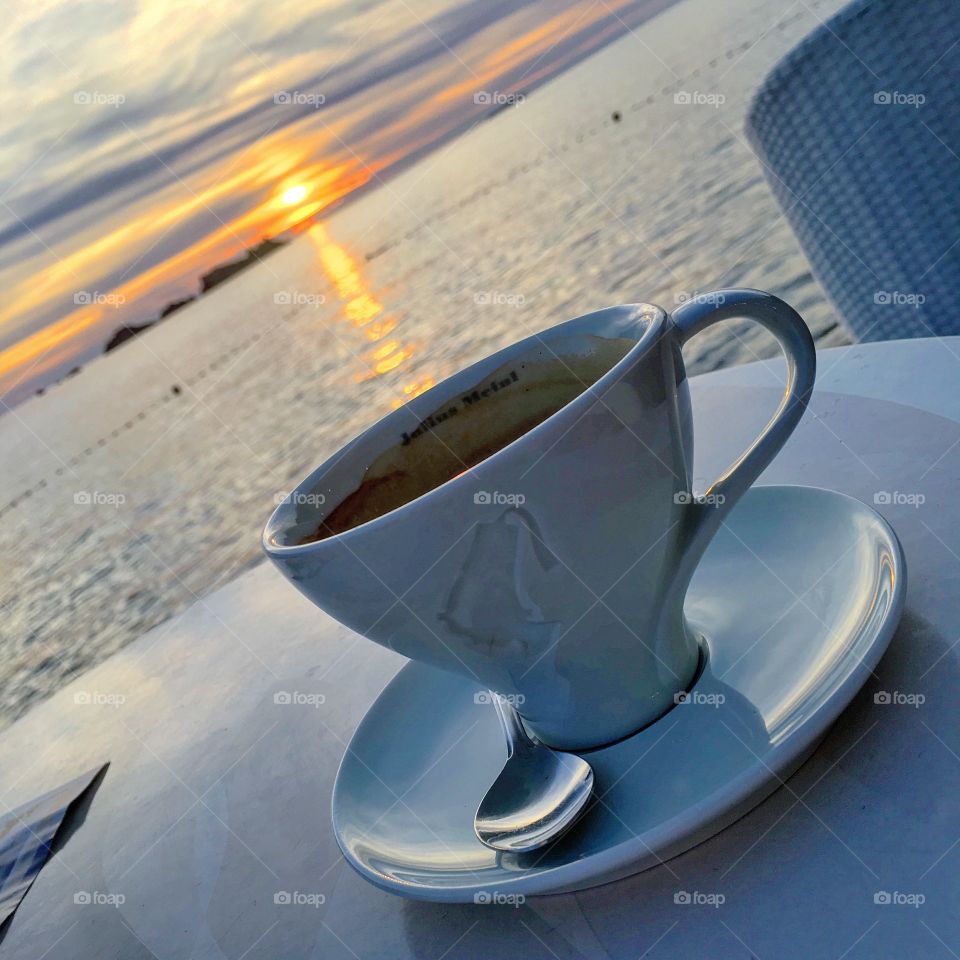 Dawn, Travel, Coffee, No Person, Cup